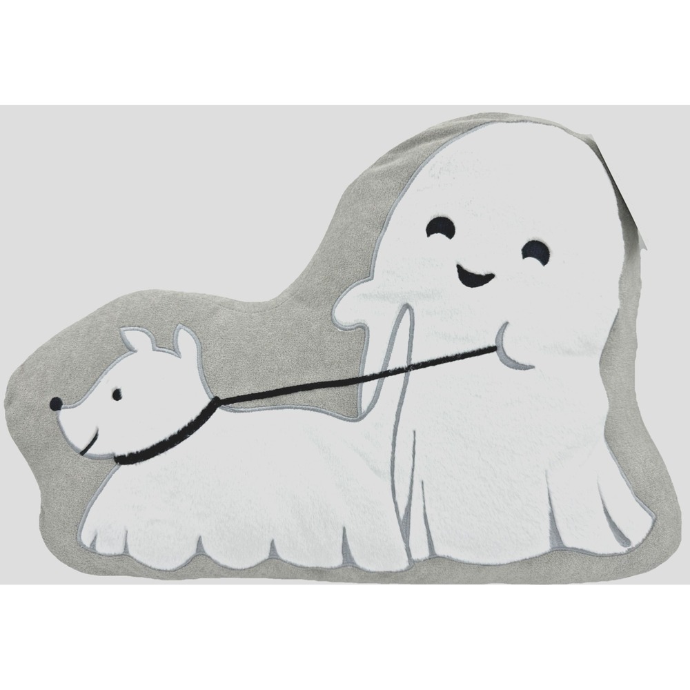 Isaac Mizrahi New York Ghost‎ Dog Decorative Throw Pillow 20 Inch